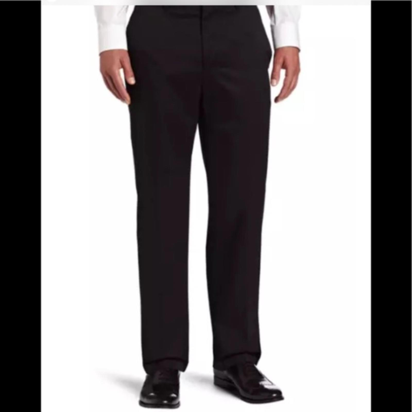 Nwt Perry Ellis Portfolio Flex Waistband Dress Pants, Black, 38w X 32l